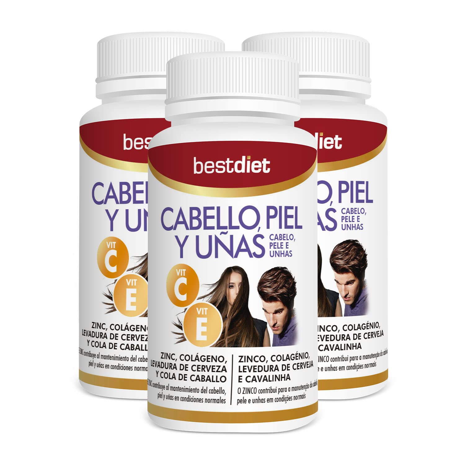 SUP suplemento cabeo, pele e unhas – 60 cápsulas fortaoecedoras