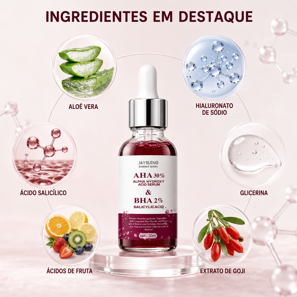 ClearGlow™ – Sérum Facial Imperfeições
