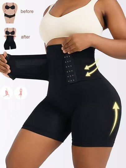 cueca cinta redutora com controo de abdómen e cintura aota preto M/L